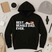 Best Beagle Dad Art For Father Beagle Dog Beagle Lover Hoodie