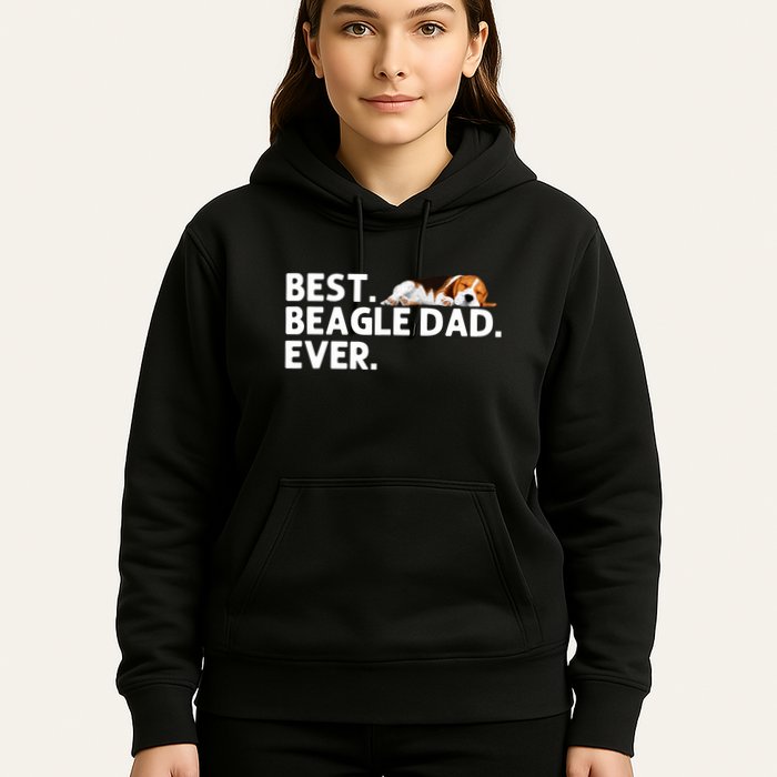 Best Beagle Dad Art For Father Beagle Dog Beagle Lover Hoodie