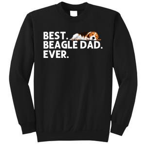 Best Beagle Dad Art For Father Beagle Dog Beagle Lover Sweatshirt