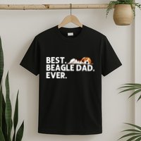 Best Beagle Dad Art For Father Beagle Dog Beagle Lover T-Shirt