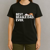 Best Beagle Dad Art For Father Beagle Dog Beagle Lover T-Shirt