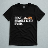 Best Beagle Dad Art For Father Beagle Dog Beagle Lover T-Shirt