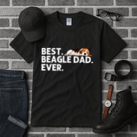 Best Beagle Dad Art For Father Beagle Dog Beagle Lover Tall T-Shirt