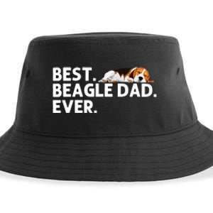 Best Beagle Dad Art For Father Beagle Dog Beagle Lover Sustainable Bucket Hat