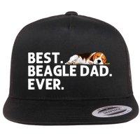 Best Beagle Dad Art For Father Beagle Dog Beagle Lover Flatbill Hat