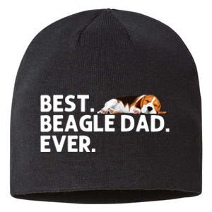 Best Beagle Dad Art For Father Beagle Dog Beagle Lover Sustainable Beanie