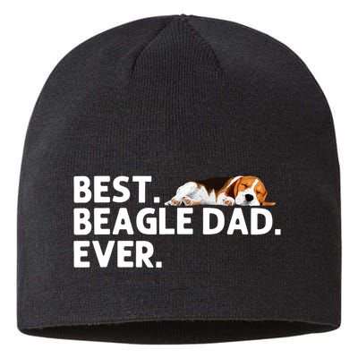 Best Beagle Dad Art For Father Beagle Dog Beagle Lover Sustainable Beanie