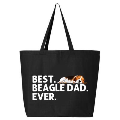 Best Beagle Dad Art For Father Beagle Dog Beagle Lover 25L Jumbo Tote