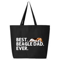 Best Beagle Dad Art For Father Beagle Dog Beagle Lover 25L Jumbo Tote