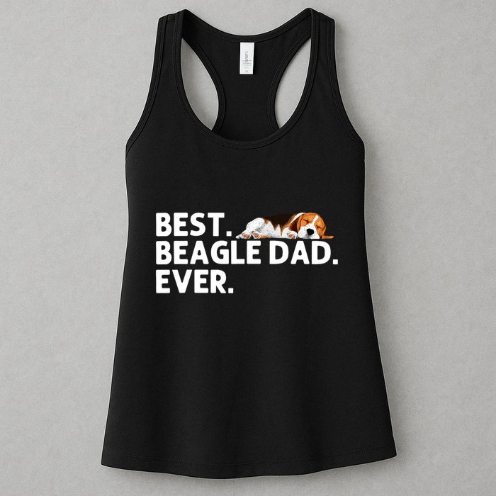 Best Beagle Dad Art For Father Beagle Dog Beagle Lover Womens Tank Top