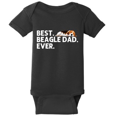 Best Beagle Dad Art For Father Beagle Dog Beagle Lover Baby Bodysuit