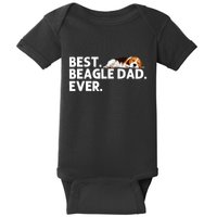 Best Beagle Dad Art For Father Beagle Dog Beagle Lover Baby Bodysuit