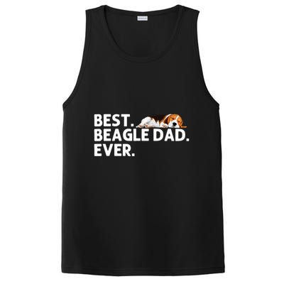 Best Beagle Dad Art For Father Beagle Dog Beagle Lover PosiCharge Competitor Tank