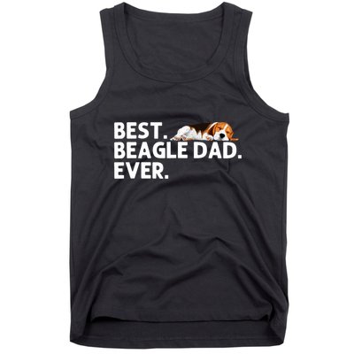 Best Beagle Dad Art For Father Beagle Dog Beagle Lover Tank Top