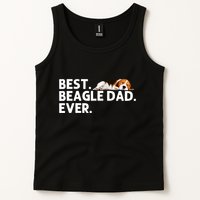 Best Beagle Dad Art For Father Beagle Dog Beagle Lover Tank Top