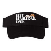 Best Beagle Dad Art For Father Beagle Dog Beagle Lover Valucap Bio-Washed Visor