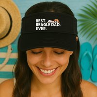 Best Beagle Dad Art For Father Beagle Dog Beagle Lover Visor