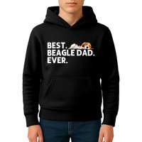 Best Beagle Dad Art For Father Beagle Dog Beagle Lover Kids Hoodie