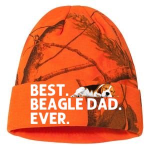 Best Beagle Dad Art For Father Beagle Dog Beagle Lover Kati Licensed 12" Camo Beanie