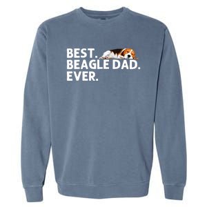 Best Beagle Dad Art For Father Beagle Dog Beagle Lover Garment-Dyed Sweatshirt