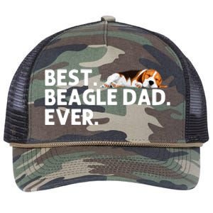 Best Beagle Dad Art For Father Beagle Dog Beagle Lover Retro Rope Trucker Hat Cap