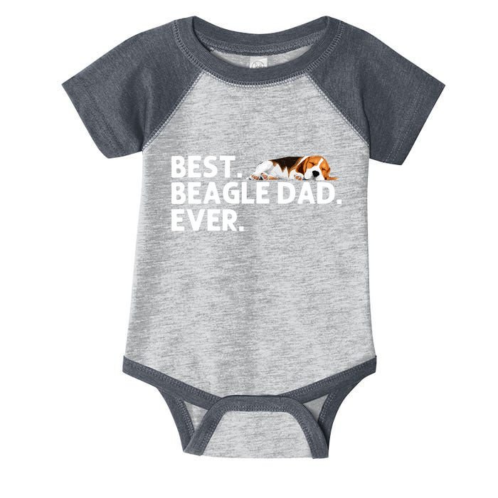 Best Beagle Dad Art For Father Beagle Dog Beagle Lover Infant Baby Jersey Bodysuit