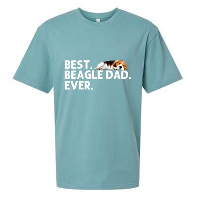 Best Beagle Dad Art For Father Beagle Dog Beagle Lover Sueded Cloud Jersey T-Shirt
