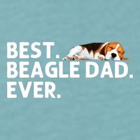 Best Beagle Dad Art For Father Beagle Dog Beagle Lover Sueded Cloud Jersey T-Shirt