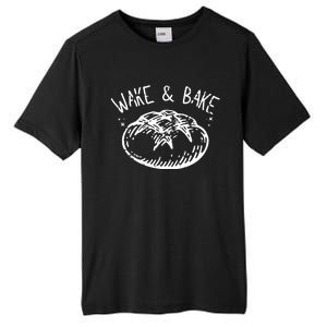 Bread Baking Disegn Sourdough Starter Wake And Bake Tall Fusion ChromaSoft Performance T-Shirt