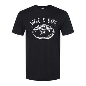 Bread Baking Disegn Sourdough Starter Wake And Bake Softstyle CVC T-Shirt