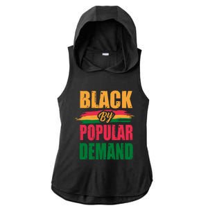 Black By Ded Popular Africangiftamerican History Proud Month Gift Ladies PosiCharge Tri-Blend Wicking Draft Hoodie Tank