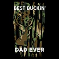 Best Buckin Dad Ever Usa Camouflage Deer Hunting Fathers Day Gift Doggie Tank