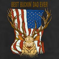 Best Buckin Dad Ever Funny Deer Father’S Day Hunting Dad Gift 7 Panel Mesh Trucker Snapback Hat