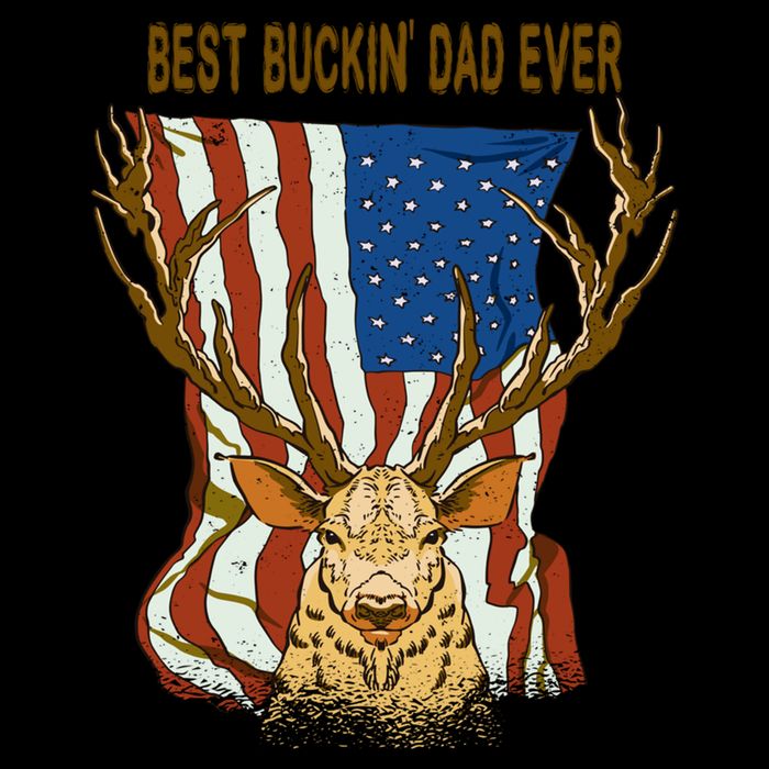 Best Buckin Dad Ever Funny Deer Father’S Day Hunting Dad Gift Impact Tech Backpack