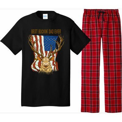 Best Buckin Dad Ever Funny Deer Father’S Day Hunting Dad Gift Pajama Set