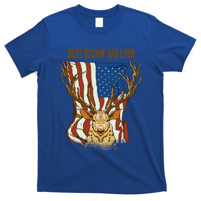 Best Buckin Dad Ever Funny Deer Father’S Day Hunting Dad Gift T-Shirt