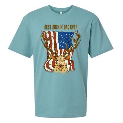 Best Buckin Dad Ever Funny Deer Father’S Day Hunting Dad Gift Sueded Cloud Jersey T-Shirt