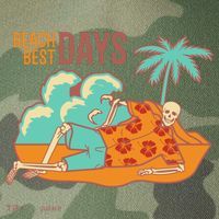 Best Beach Days Skeleton Summer Vibe Legacy Tie Dye Trucker Hat