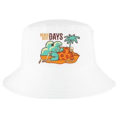Best Beach Days Skeleton Summer Vibe Cool Comfort Performance Bucket Hat