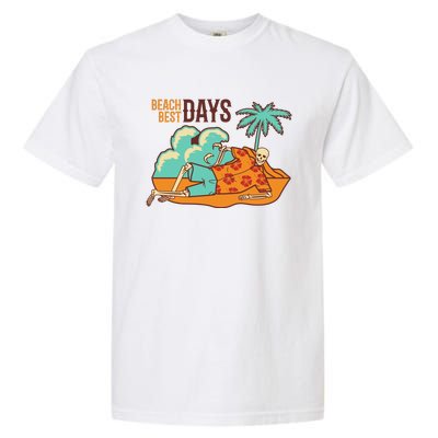 Best Beach Days Skeleton Summer Vibe Garment-Dyed Heavyweight T-Shirt