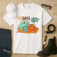 Best Beach Days Skeleton Summer Vibe Tall T-Shirt