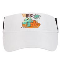 Best Beach Days Skeleton Summer Vibe Adult Drive Performance Visor