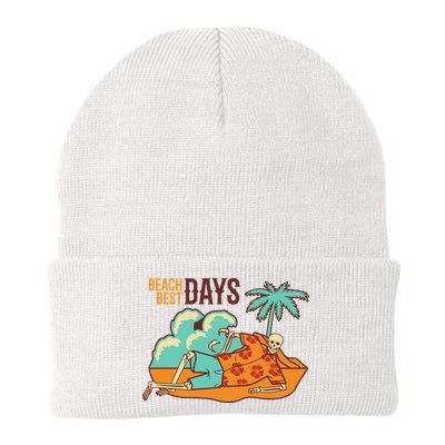 Best Beach Days Skeleton Summer Vibe Beanie