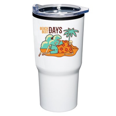 Best Beach Days Skeleton Summer Vibe Tumbler