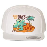 Best Beach Days Skeleton Summer Vibe Wool Snapback Cap