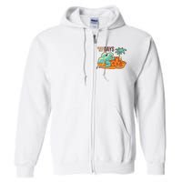 Best Beach Days Skeleton Summer Vibe Full Zip Hoodie