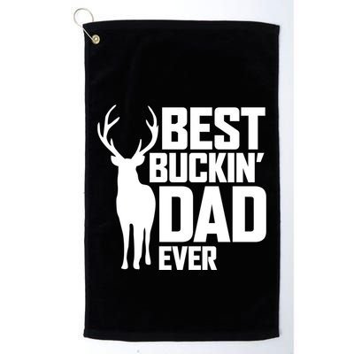 Best Buckin Dad Ever Gift Deer Hunting Father Best Dad Gift Golf Towel