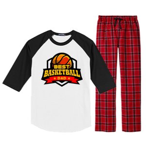 Best Basketball Dad Gift Raglan Sleeve Pajama Set