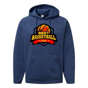 Best Basketball Dad Gift Performance Fleece Hoodie