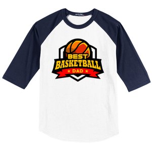 Best Basketball Dad Gift Baseball Sleeve Shirt